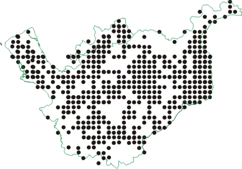 Cheshire Mole Distribution