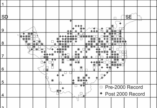 Grey Squirrel Atlas Map