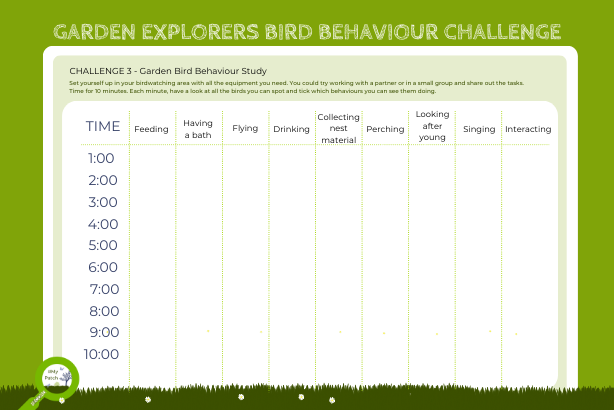 Bird behaviour challenge logo